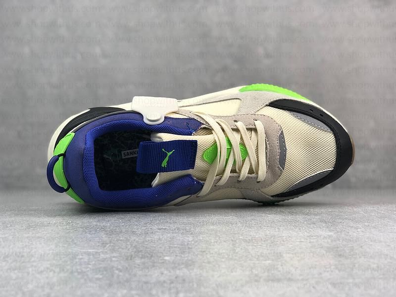 PumaRS-X x Sankuanz  - Cloud Cream/Royal Blue