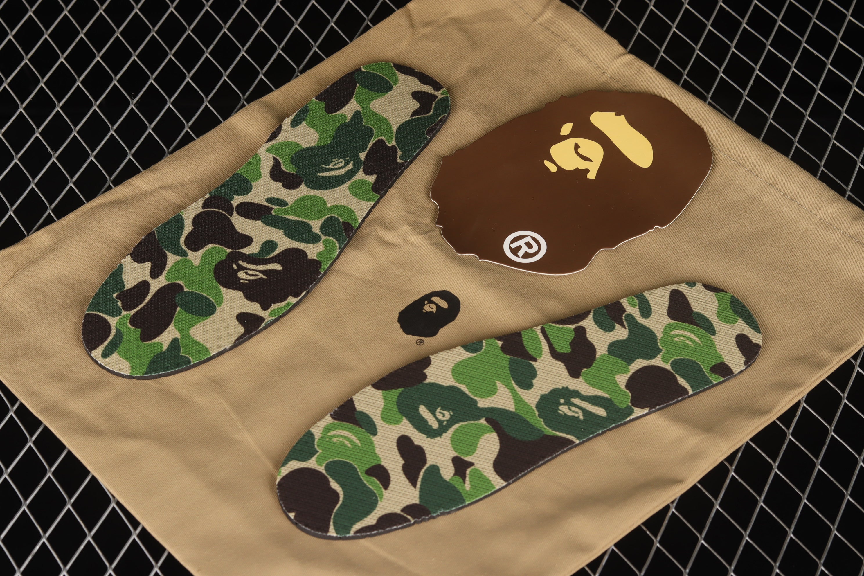 A Bathing Ape Bape SK8 Sta - Brown/Orange